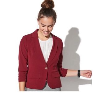 ⭐️ NWT Vylette Cranberry Holiday Color Knit Blazer